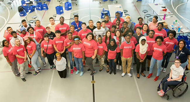The ServiceWorks Bootcamp gave these Houston youth a chance to learn workplace skills, expand their networks and take part in service project.