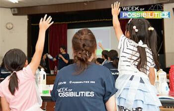 AbbVie volunteers in Tokyo administered the SEEK Program (Science Engineering Exploration Knowledge) to children in group homes. The goal of the SEEK program is to expose underserved children to STEM topics and increase awareness and excitement. 
