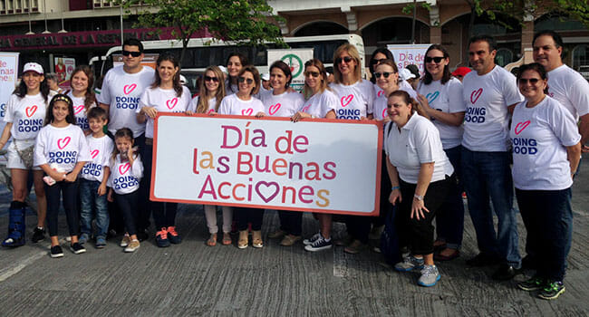 The 2016 Good Deeds Day celebration in Panamá, organized by Voluntarios de Panamá, JUPA and B’nai Brith, drew more than 17,000 volunteers.