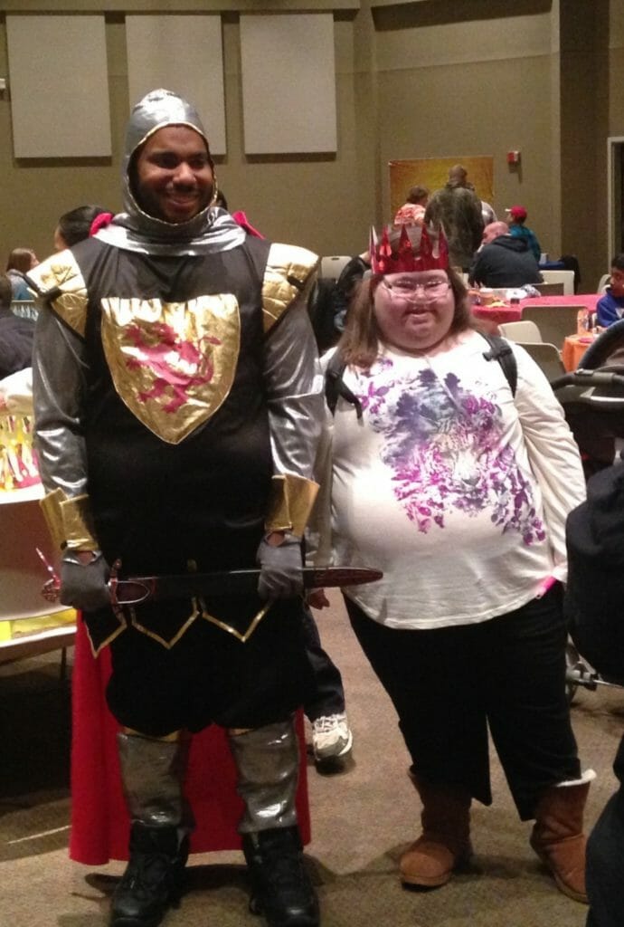 Derrick Patterson dresses up as a knight during a Cosplay for Charity event./Courtesy Derrick Patterson