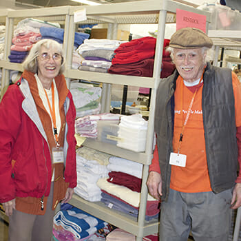 Now 86 years old, Ira and Barbara both volunteer at Household Goods three hours a day, six days a week.