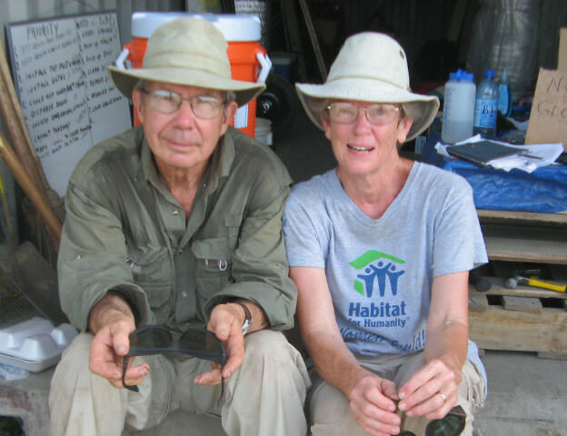 Bob and Joyce in Leogone, Haiti./Courtesy Bob and Joyce Daugherty