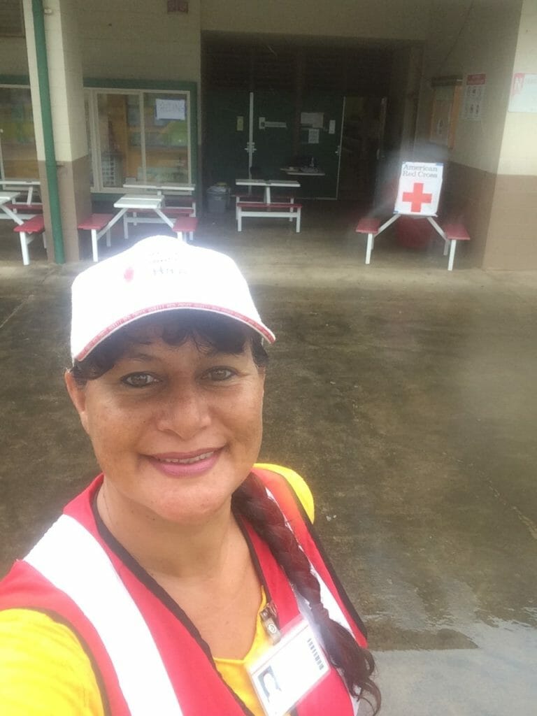 Alohalani was inspired to volunteer with the Red Cross after receiving their help following a house fire and an earthquake./Courtesy J. Alohalani Smith
