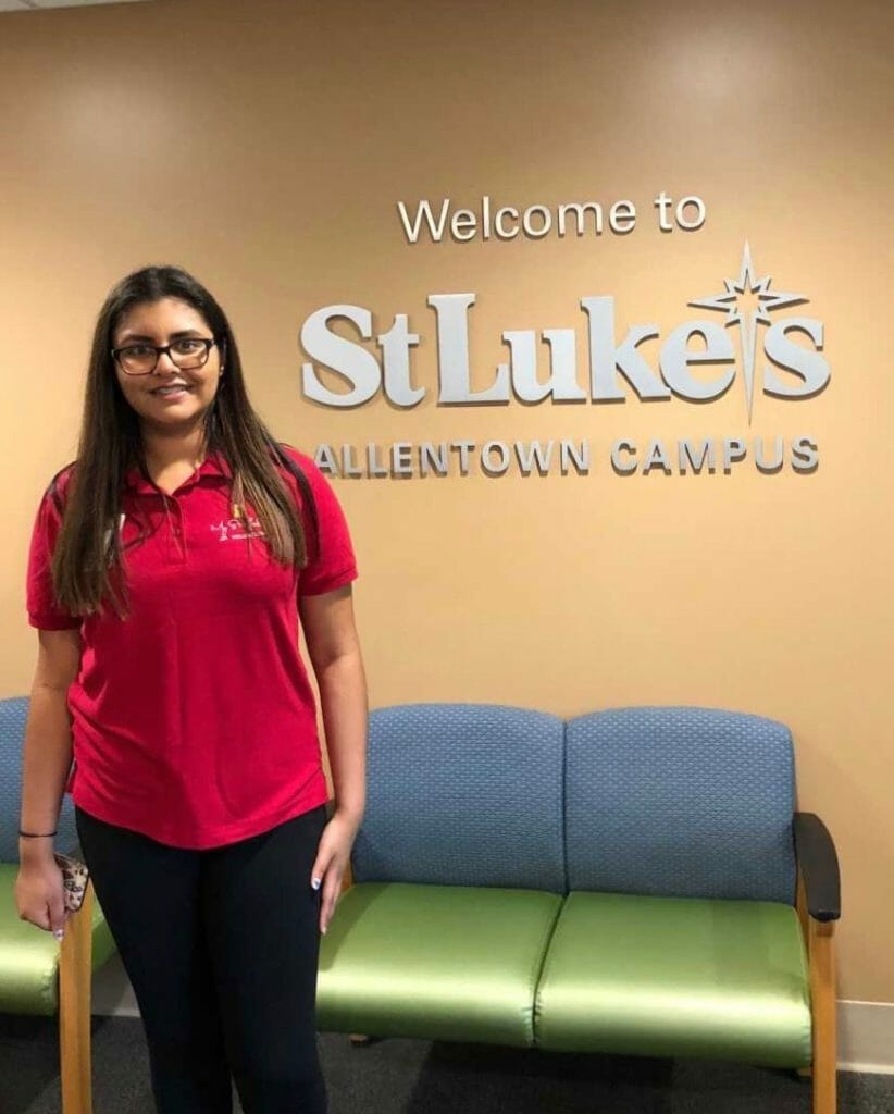 Tanya Mehta has volunteered over 150 hours at St. Luke's Hospital./Courtesy Tanya Mehta