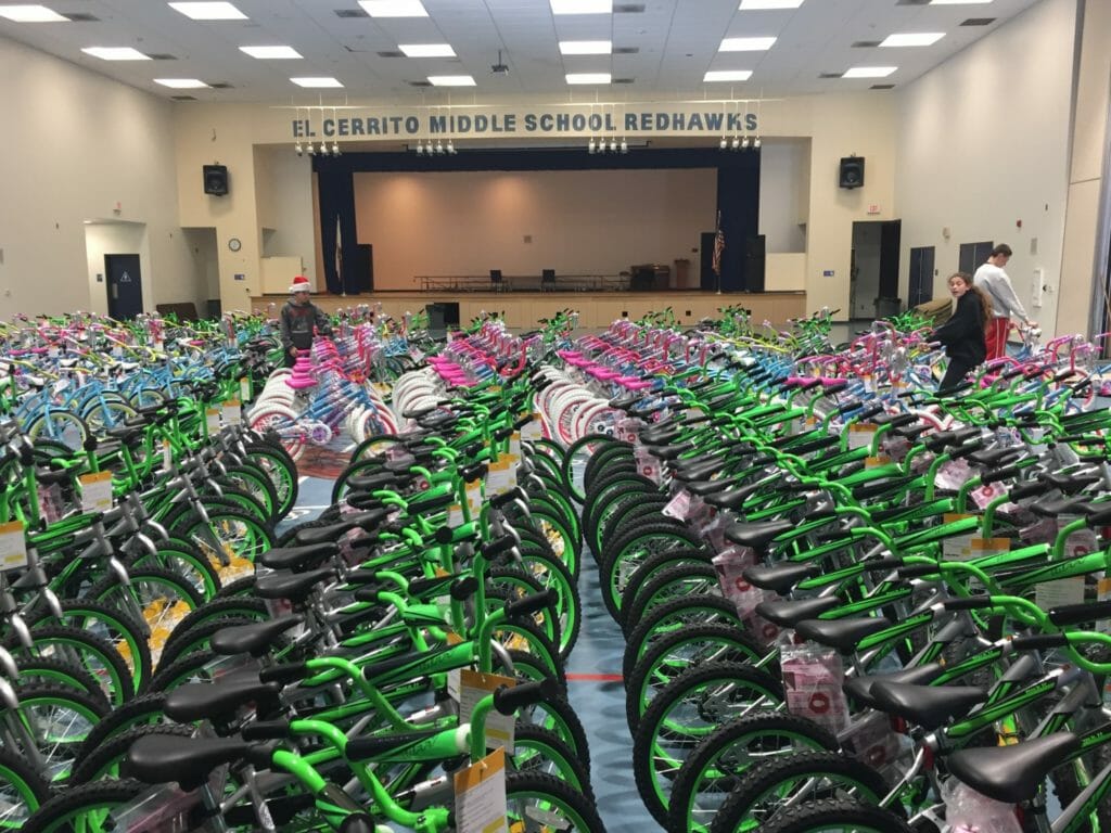 Over 4,700 bicycles and helmets have been donated to needy and deserving students since Bicycles for Children was launched./Courtesy John White 