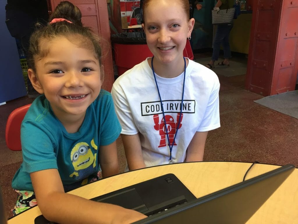 Katherine says she loves being able to share her passion for coding with the kids of Open Sesame./Courtesy Open Sesame