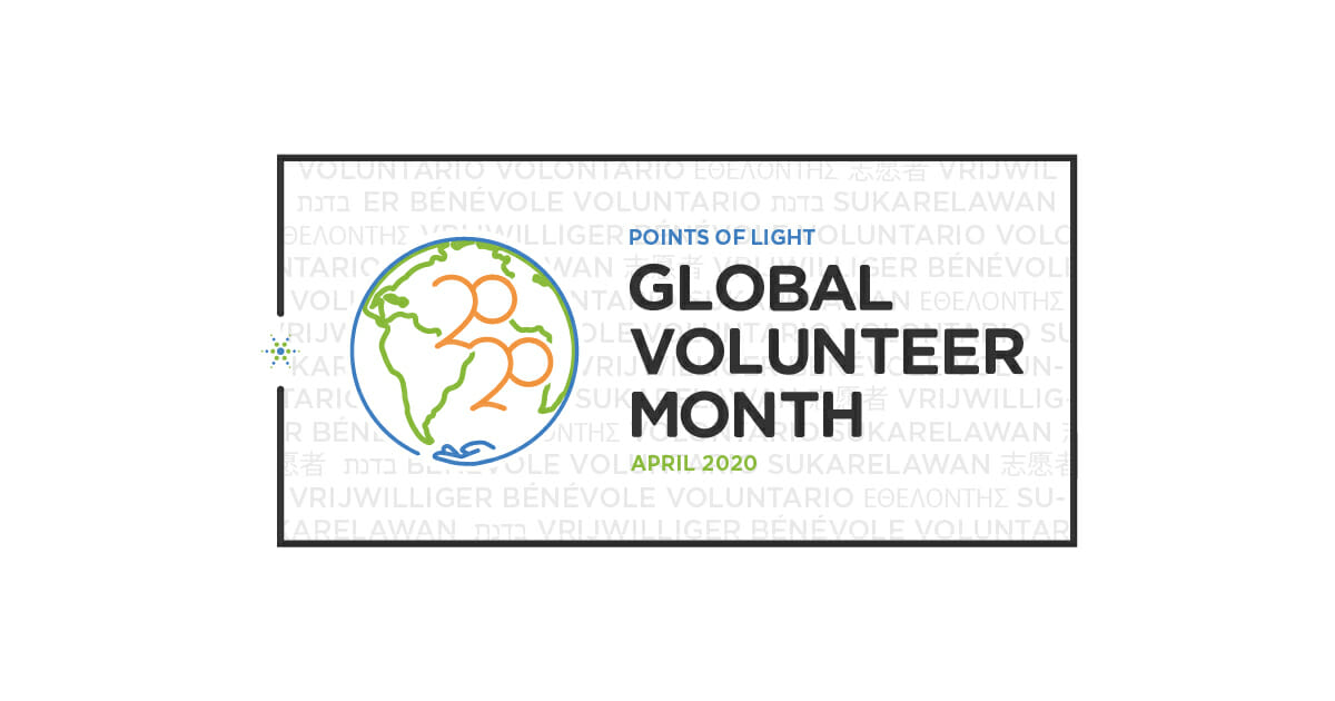 Global Volunteer Month Share Points of Light