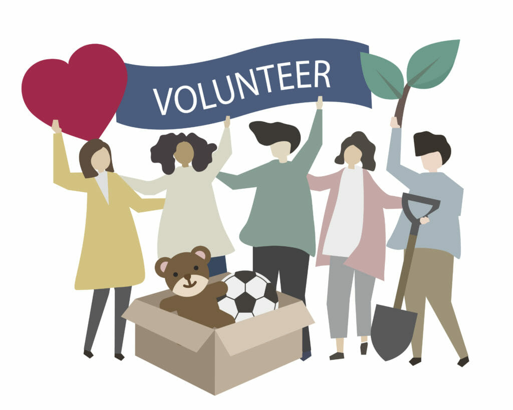 HOW TO VOLUNTEER IN-PERSON NOW