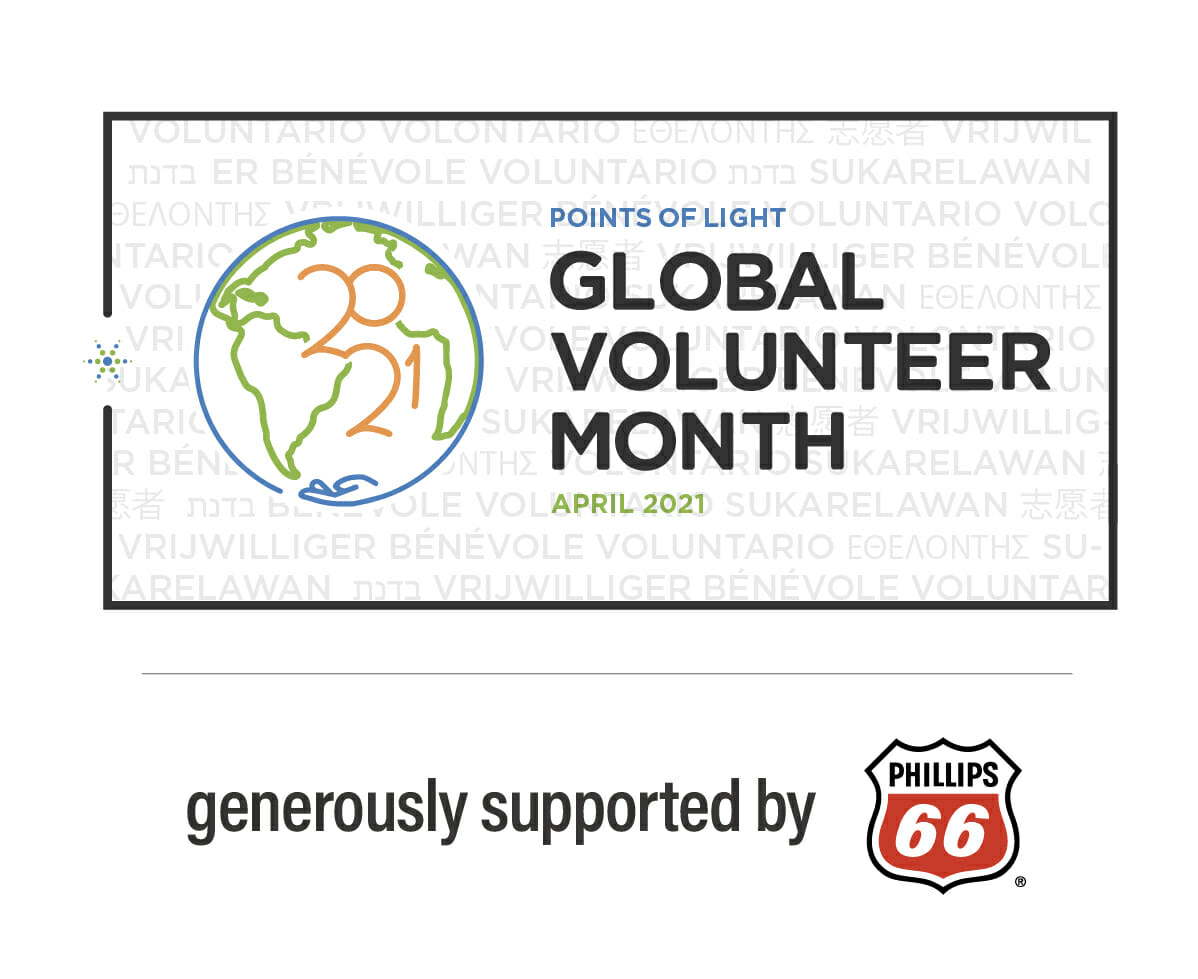 Global Volunteer Month Points of Light