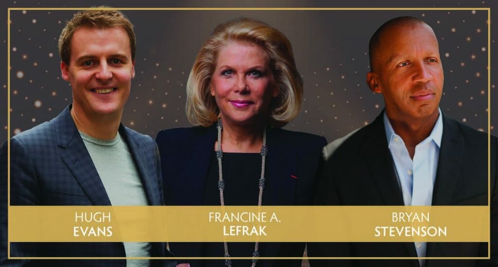 Points of Light Announces Third Annual Awards Celebration Will Recognize Hugh Evans, Francine A. LeFrak and Bryan Stevenson and Honor President George H.W. Bush’s Legacy of Civic Engagement