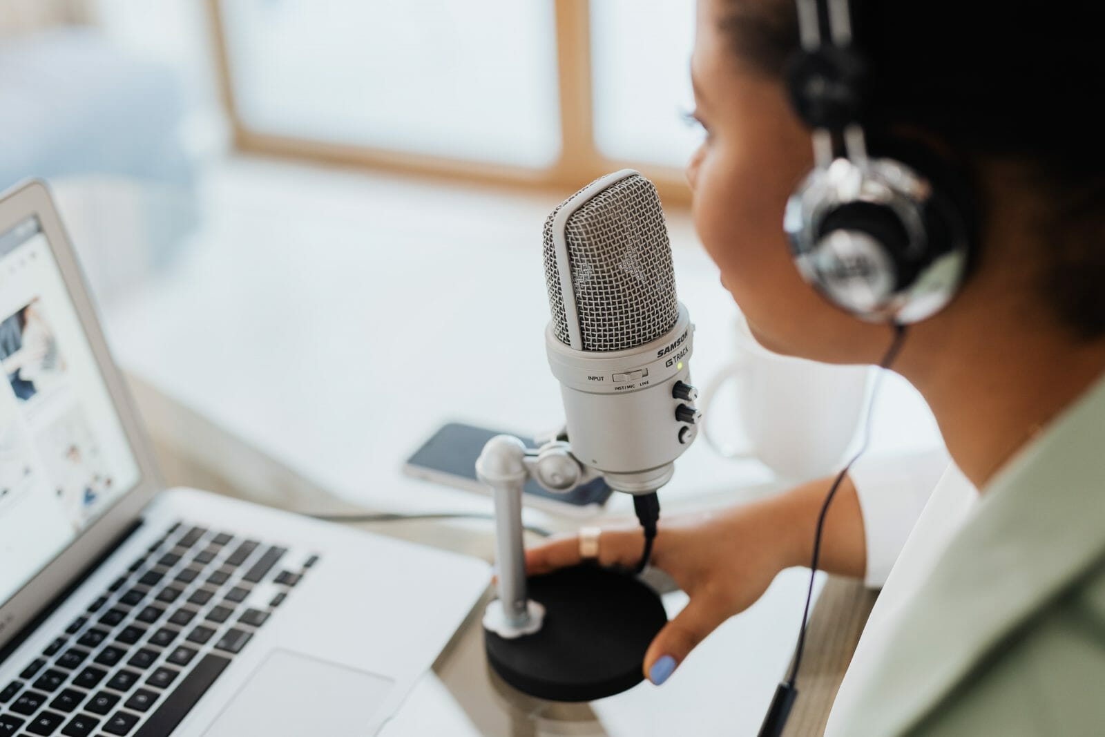Black Woman Podcasting Womens's History Month