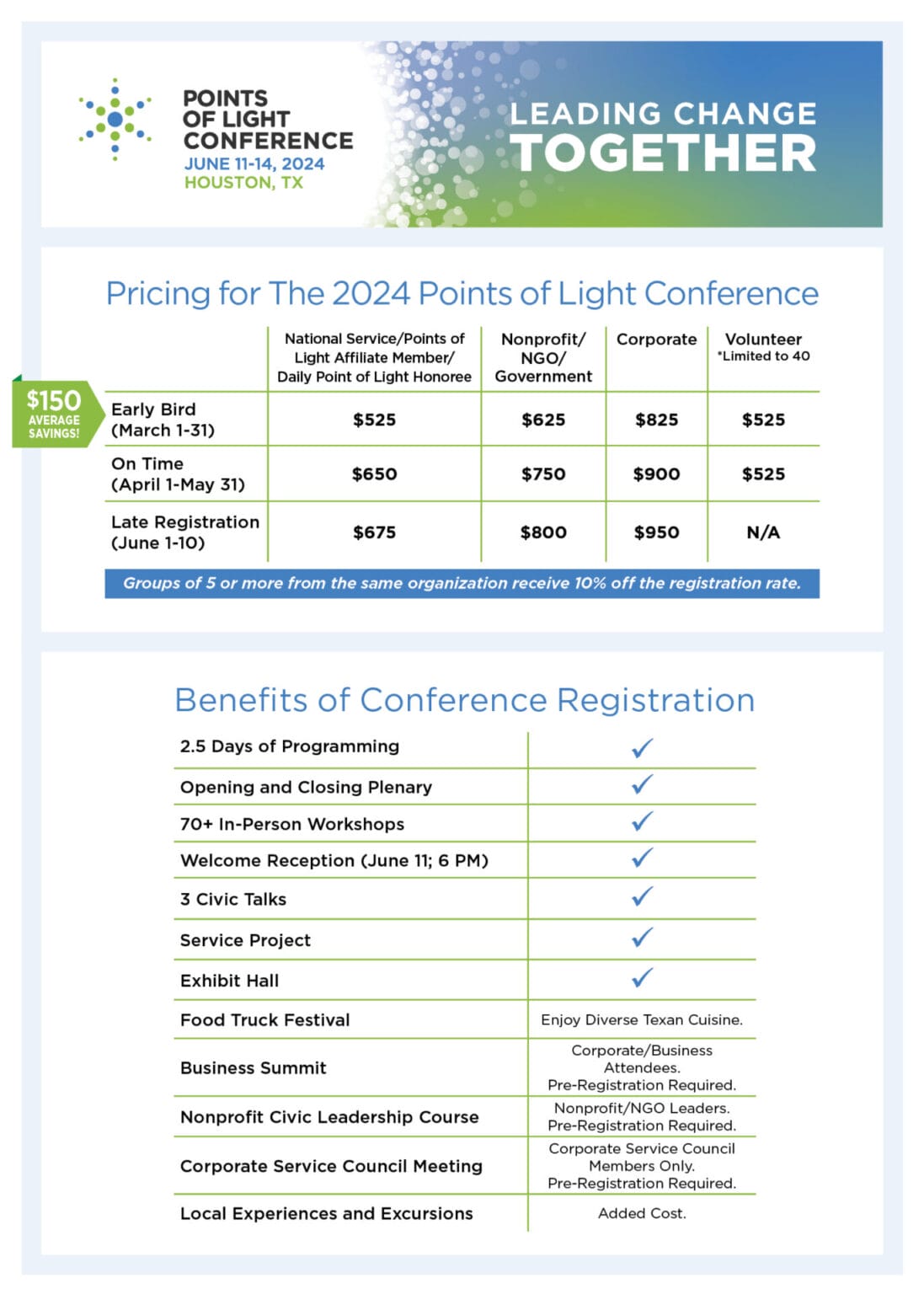 Points of Light Conference Points of Light