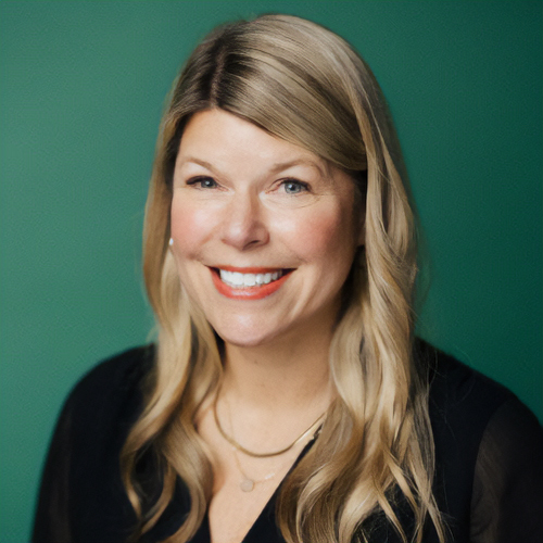 Portrait of Kelly Goodejohn, Vice President & Chief Social Impact Officer at Starbucks.
