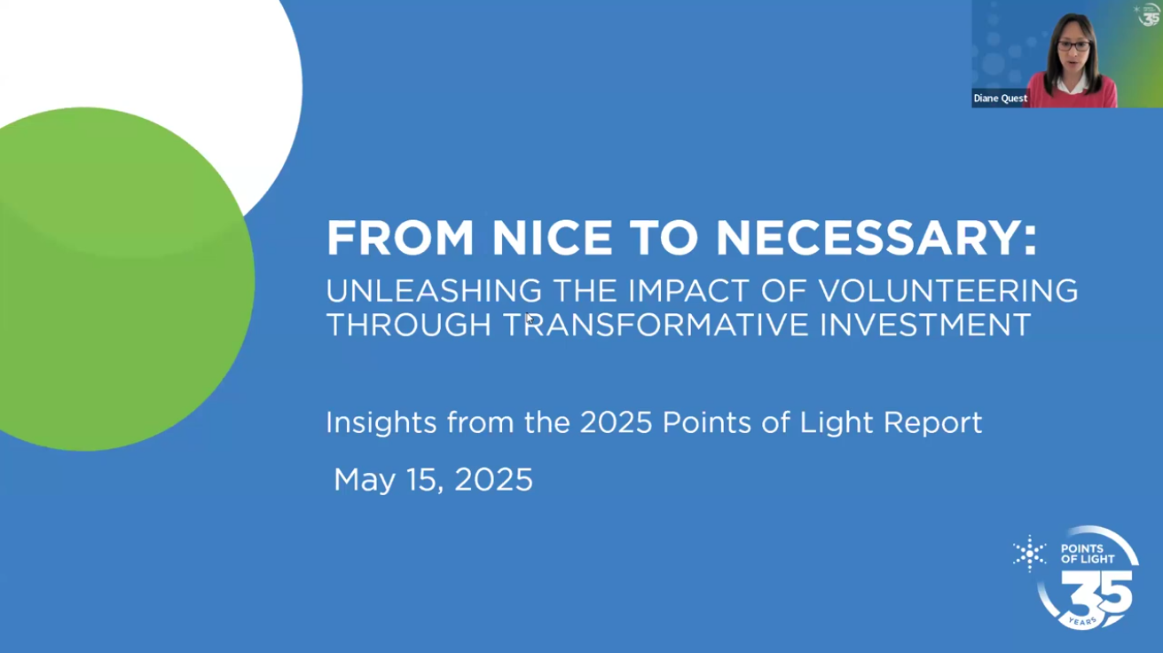 From Nice to Necessary: Unleashing the Impact of Volunteering Through Transformative Investment