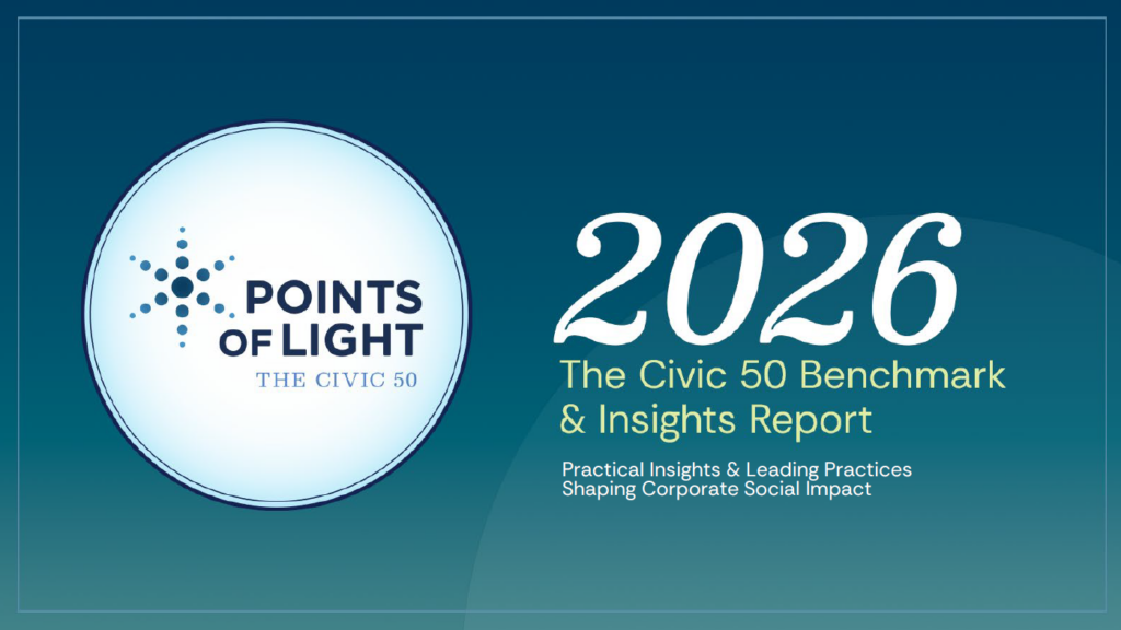 Points of Light Releases 2026 Civic 50 Benchmark & Insights Report 